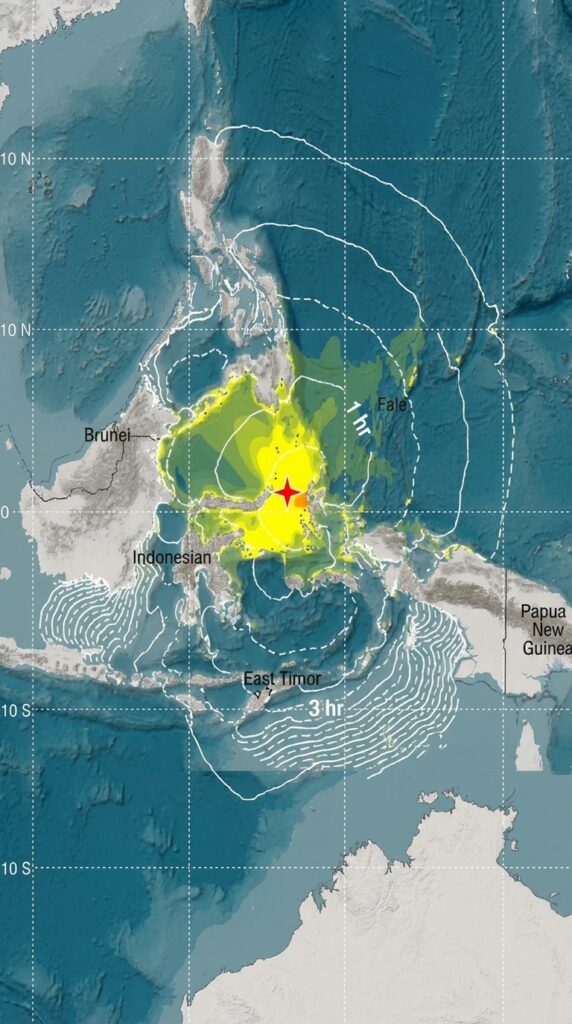 BMKG Rilis Update Gempa M7,6 Laut Maluku Dekat Bitung: Tsunami Sempat Terjadi, 1 Korban Jiwa – Data Terbaru Pagi Ini!