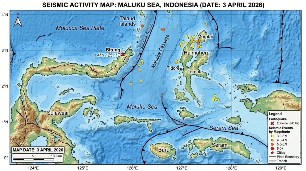 BMKG Catat 30+ Gempa Susulan di Bitung hingga Tengah Malam: Warga Sulut Mulai Resah, Ini Data Terbarunya